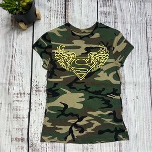 Camo Superman logo top